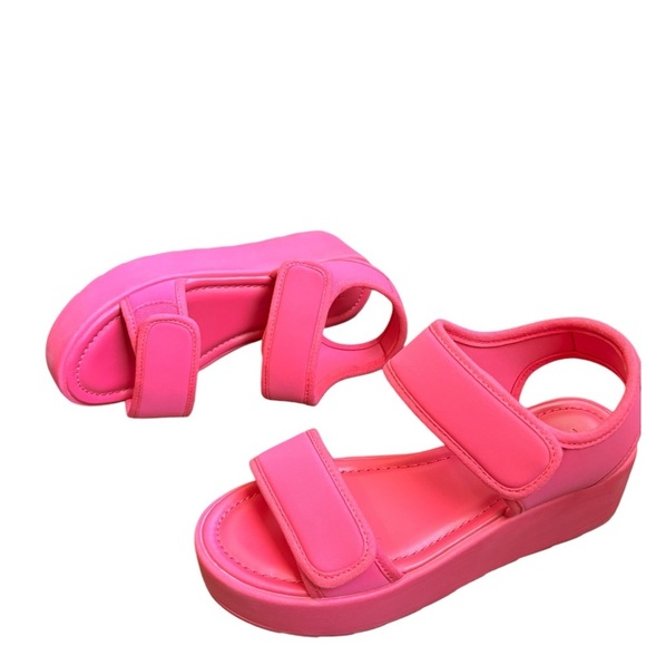 Twoobs Shoes - TWOOBS The OG+ Sea Anemone Platform Sandal Hook & Loop Straps Size 37 US 6